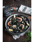 Aneto Squid Ink Paella Cooking Base Broth  3383 ounces  1 Pack  100 Natural Ingredients