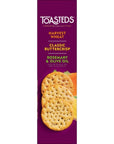 Toasteds Crackers Party Snacks Artisan Collection Variety Pack 12oz Box 1 Box