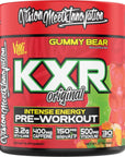 K-XR Pre-Workout Energy Powder | Intense Energy Pre-Workout Drink for Men and Women| Creatine Free | Improves Performance - Enhanced Focus & Increased Endurance | 30 Servings (Gummy Bear)