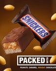 Snickers Fun Sizes Chocolate Caramel Candy Bars  50 Individually Wrapped Candy with Roasted Peanuts Nougat Caramel and Milk Chocolate 2 Pounds