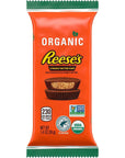 REESE'S Organic Milk Chocolate Peanut Butter Cups Candy, Individually Wrapped, 1.4 oz Packs (12 Count)