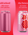 POPPI Sparkling Prebiotic Soda Beverages wApple Cider Vinegar Seltzer Water  Fruit Juice Short List 12oz 12 Pack Packaging May Vary