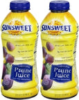 Sunsweet Prune Juice 32 ounce 2Pack with Bay Area Marketplace Napkins