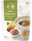 BONJUK Tuna  Vegetable Juk Rice Porridge  Ready to eat meal 300g Easy to prepare porridge pouch