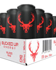 Bucked Up Energy Drink 300mg Blood Raz 12 CT