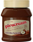 Pirucream Spread  Cocoa Cream and Hazelnuts  Hazelnut Spread with Cocoa  Net Wt 990 oz each unit