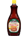 Maple Grove Farms Syrup Sugar Free Butter Flavor 24 Ounce Pack of 12