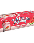 Waterloo Sparkling Water - Watermelon Naturally Flavored - 12 Fl Oz Cans, Pack of 12