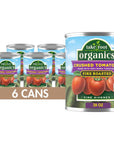 Take Root Organics Fire Roasted Organic Crushed Canned Tomatoes 28 oz Can Pack of 6 Cans