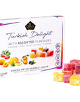 Cerez Pazari Turkish Delights Candy with Assorted Mix Flavours 8.1 Oz