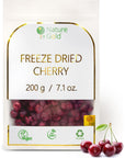 CHERRY Freeze Dried Slices | 200g - 7.1oz | 100% Natural & Vegan | No-GMO | Without Sugar and Any Additions ~*~