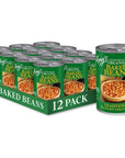 Amys Organic Baked Beans Canned Traditional Vegan Gluten Free Vegetarian 154 Oz 12 Pack