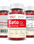 Justified Laboratories (3 Pack) Truly Keto ACV Gummies -1000MG