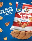 Cracker Jack Caramel Coated Popcorn  Peanuts Original 1 Ounce Boxes Pack of 25