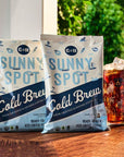 Grounds  Hounds Sunny Spot Cold Brew Pouches  100 Organic Cold Brew Coffee Ready to Brew Cold Brew Coffee Bags Includes 4 Pouches Each Pouch Makes 24oz of Cold Brew Coffee