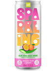 ALO Sparkling Passion Fruit  Peach Carbonated Aloe Vera Juice Drink  112 fl oz Pack of 12  PlantBased Beverage Vegan