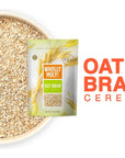 Wholly Moly Oat Bran Instant Oatmeal Original 400g1 Pack High Fiber No Sugar Added All Natural Vegan Friendly