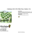 Callebaut 823 33.6% Milk Chocolate Callets 1 lb