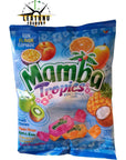 MAMBA FRUIT CHEWS  TROPICS Assorted Candy  Chewy candy that is Full of Great Flavors Individually Wrapped and Fresh 352oz Bags  4 packaged by Leathnu Foundry