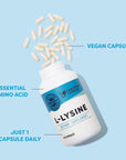 Vimergy L-Lysine 500MG Capsules, 270 Servings - Essential Amino Acid - Supports Immune System, Healthy Skin, Muscles, Bone & Tissue - Vegetarian, Non-GMO, No Gluten, Kosher (270 Count)