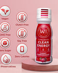 Wholesome Organics Focus Energy Drink Shots - Stress Relieving, No Jitters, No Crash, Ashwagandha, Vitamin B12, Functional Mushrooms, No Sugar - 2.5 FL Oz Cherry Pomegranate Flavor (3 Pack)