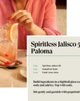 SPIRITLESS Jalisco 55 NonAlcoholic Tequila Spirit Distilled Ingredient for Cocktails Made with Honey Spicy Oak Vanilla  Pepper 700ml 1Pack