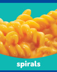 Kraft Spirals Original Macaroni and Cheese Easy Microwavable Big Bowl Dinner 35 oz Bowl