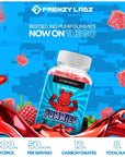 Frenzy Labz Pumptastic Pummies - Intense Pump Gummies - Glycerol Pre-Workout Formula, Increased Vascular Flow, and Muscle Pumps | 120 Gummies