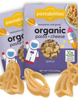 Pastabilities Organic Kids Space Shaped Mac and Cheese 9 oz 2 Pack Packaging May Vary Fun Out of This World Pasta Noodles with Cheddar Cheese Powder NonGMO Wheat Pasta