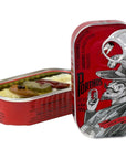 Porthos Sardines Spicy in Olive Oil  Seafood Aficionado Choice Selection  10 Pack  Portuguese Sardines  44 oz cans