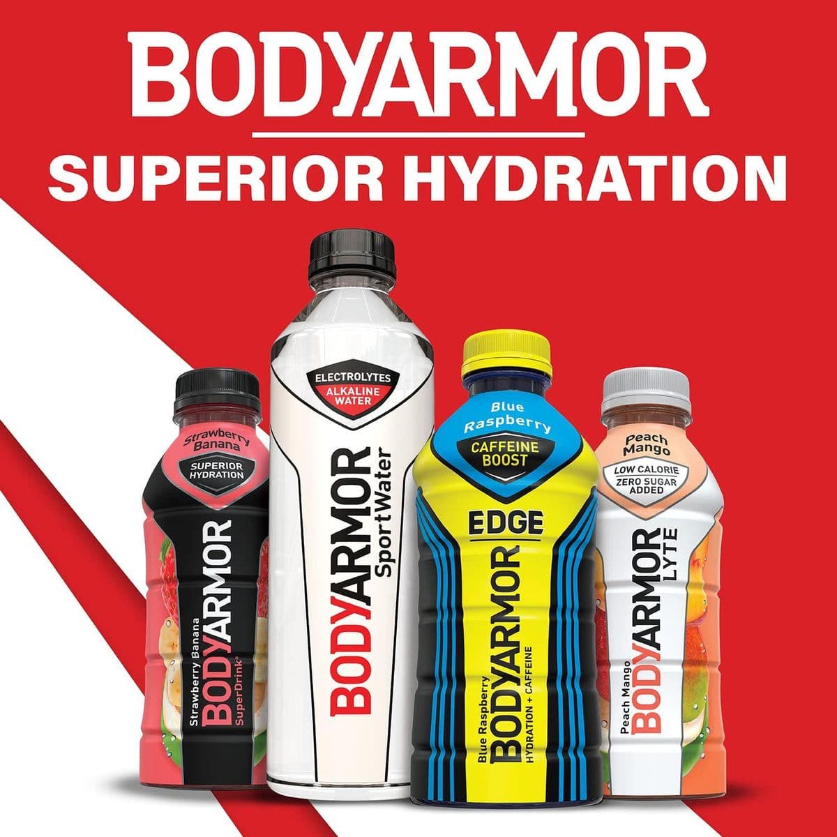 BODYARMOR LYTE Sports Drink Low-Calorie Sports Beverage - 16 Fl Oz (Pack of 12)