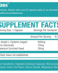 SEDDS Supplements, N-Acetyl Cysteine (NAC) 600mg, 60 Veg Capsules - Non-GMO, Gluten Free