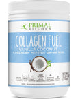 Primal Kitchen Collagen Fuel Collagen Peptide Drink Mix, Vanilla Coconut, No Dairy Coffee Creamer and Smoothie Booster, 13.1 Ounces