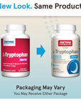 Jarrow Formulas L-Tryptophan 500 mg - 60 Veggie Capsules - Essential Amino Acid - Stress, Sleep & Mood Support - Dietary Supplement - Reduce Cravings - 60 Servings