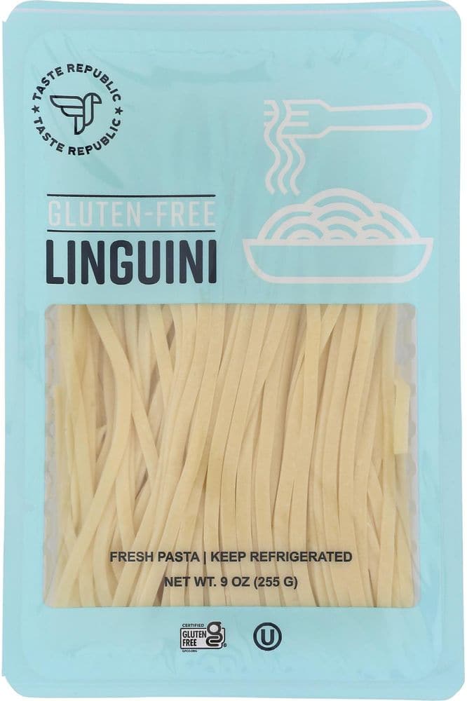 Gluten-Free Pasta, Linguini, Fresh Brown Rice Noodles Cook in Just 3 Minutes by Taste Republic, 9oz