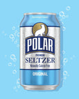 Polar Seltzer Water Original 12 fl oz cans 18 pack