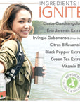 JuniperLIfe Ignite w/ Irvingia Gabonensis, Cissus Quadrangularis, Bitter Orange, Black Pepper Extracts | Supports Healthy Food & Fitness Choices | Keto, Paleo, & Low Carb Diet Support