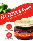 Christopher Ranch Chopped Jalapenos Fresh Salad Toppings  Culinary Creations Recipe Enhancer Spicy Flavorful Jalapeno Peppers Handpicked Sliced  Jarred for Maximum Freshness  425 oz Pack of 2