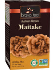 Bravo Tea Maitake Mushroom Herbal Tea Caffeine Free 20 Tea Bags