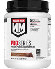 Muscle Milk Pro Series Protein Powder Supplement,Knockout Chocolate,2 Pound,11 Servings,50g Protein,3g Sugar,20 Vitamins & Minerals,NSF Certified for Sport,Workout Recovery,Packaging May Vary