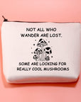 JXGZSO Mushrooms Makeup bag Agaric Cosmetic Bag Fungal plant Vegetarian Mushrooms Lover Gift Mushrooms