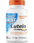 Doctor's Best Lutein with FloraGLO, Gluten Free, Vision Support, 60 Softgels