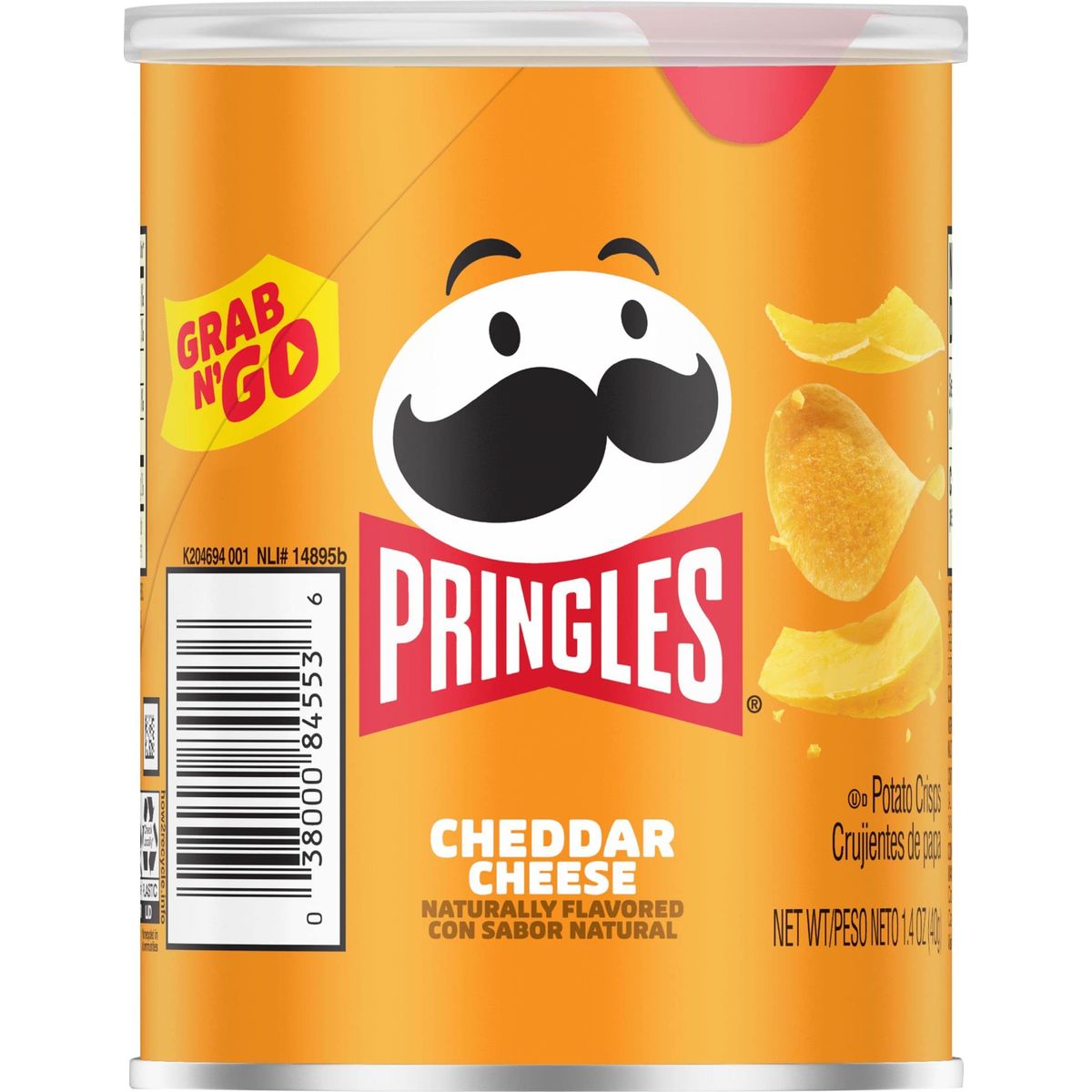 Pringles Crisps Lunch Snacks Office and Kids Snacks Grab N Go Cheddar Cheese 12 Cans