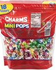 Charms Mini Assorted Pops 300 Pops Included