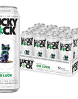 LUCKY F*CK Zero Sugar Energy Drink - 19.2 Fl Oz Cans (Pack of 12)