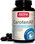 Jarrow Formulas CarotenAll - 60 Softgels - Supplement Provides Seven Major Carotenoids Found in Fruits & Vegetables to Support Cardiovascular & Vision Health - Up to 60 Servings