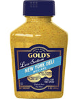 Gold’s Low Sodium New York Deli - Kosher Certified, Gluten Free, Fat Free, Only 10 Calories per Serving - Made in the USA