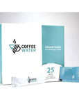 COFFEE WATER Mineral Packs for Making Water for Coffee Makes 25 Gallons