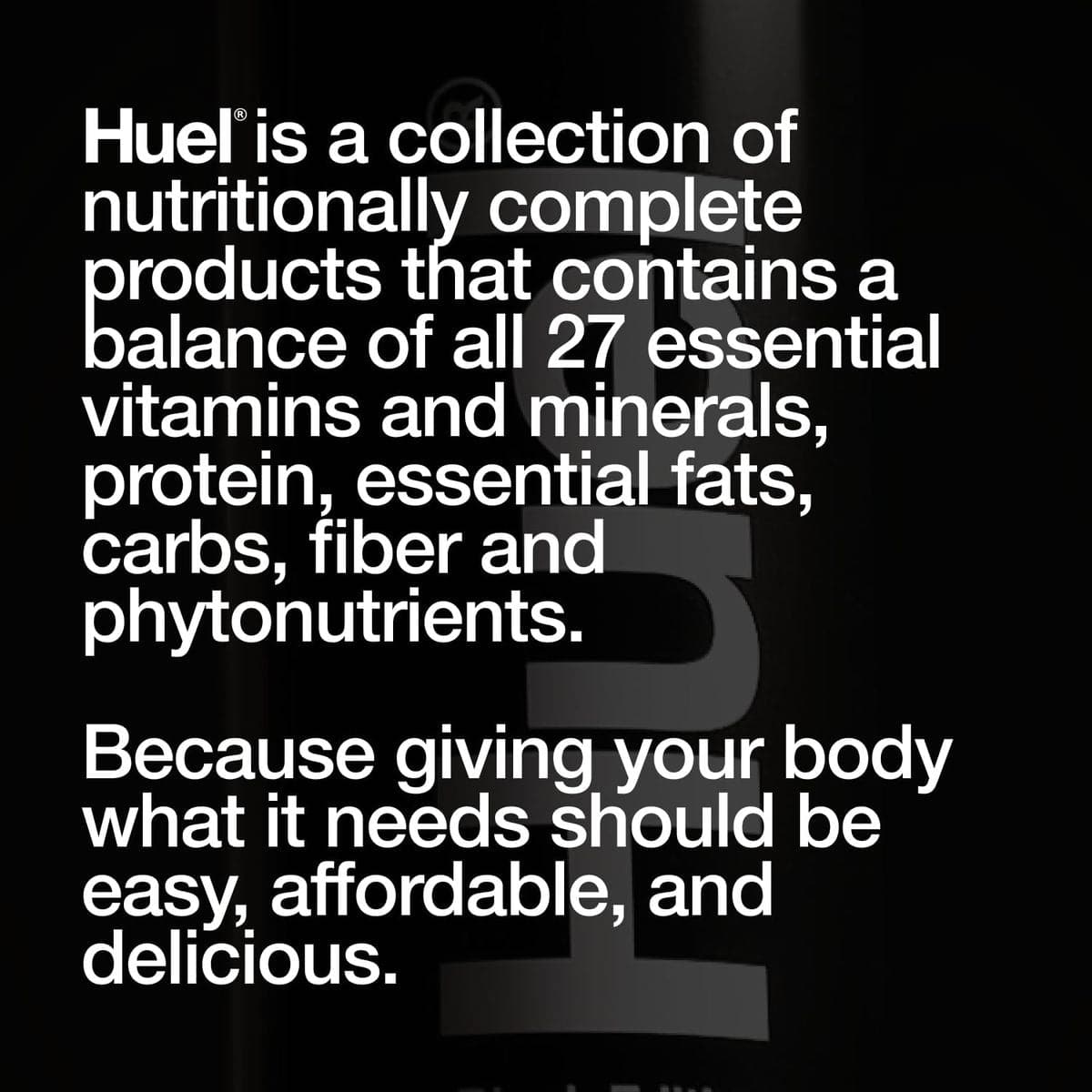 Huel Black Edition ReadytoDrink Chocolate Meal Replacement Drink 35g High Protein 27 Vitamins and Minerals Vegan Gluten Free Plant Based High Fiber Low Sugar 169 Fl Oz 12 Pack