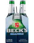 Malt Beverage Becks German Non Alcoholic Beer 2 Packs of 6 Glass Bottles 12 floz354ml